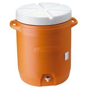   : Rubbermaid #1610 01 11 10gal Orange Water Cooler: Sports & Outdoors