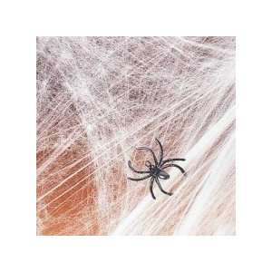  HALLOWEEN SPIDER WEBS & WEBBING + Spiders   3 Pack: Toys 