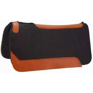 Contoured Shock Felt Saddle Pad With Waffle Bottom  Sports 