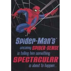 Greeting Card Birthday Spiderman Spider mans Uncanny Spider sense Is 