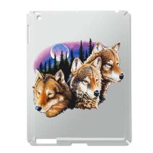 iPad 2 Case Silver of Darkside Wolves Moon And Forest