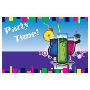   : 3ft x 5ft Decorative Flag   Party Time Drinks: Patio, Lawn & Garden