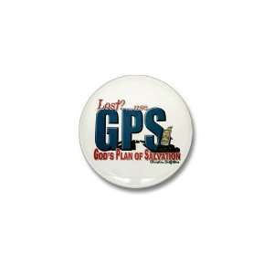  Mini Button Lost Use GPS Gods Plan of Salvation 