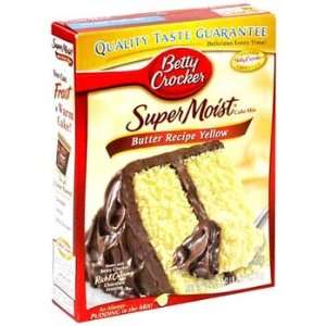 Betty Crocker Supreme Moist Butter Recipe Yellow Cake Mix 18.25 oz 