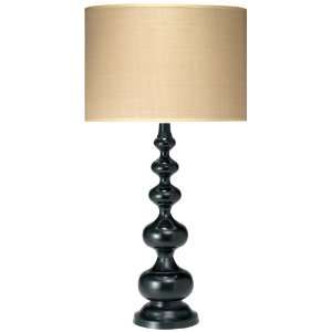  Jamie Young Mulholland Black Cast Metal Table Lamp: Home 