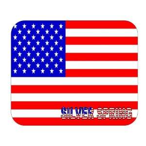  US Flag   Silver Spring, Maryland (MD) Mouse Pad 