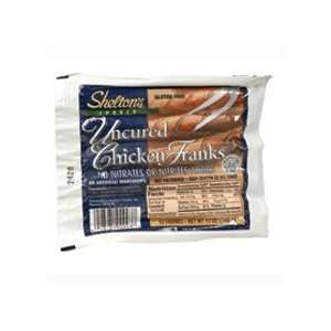 Sheltons Poultry,chicken Franks, 12 Oz (Pack of 6):  
