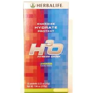 NO ADDED FEES   Herbalife H3O Fitness Drink   Lemonade   15 Packet Box