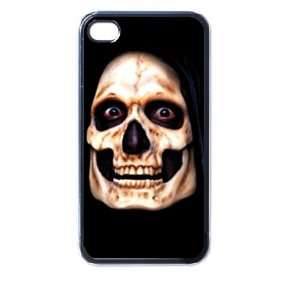  skull art v23 iphone case for iphone 4 and 4s black: Cell 