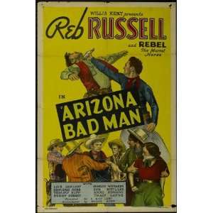  Arizona Bad Man   Movie Poster   27 x 40