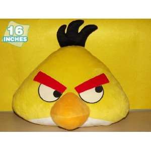 Angry Birds Yellow Plush Pillow
