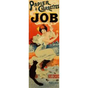 PAPIER PAPER CIGARETTE JOB CIGAR GIRL BLACK CAT PARIS FRENCH VINTAGE 