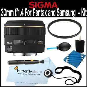  Sigma 30mm f/1.4 EX DC Lens for Pentax and Samsung Digital 