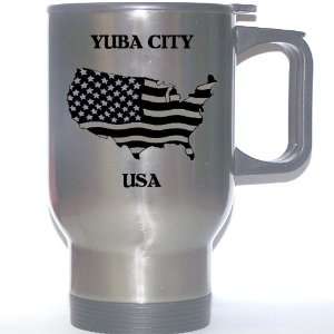  US Flag   Yuba City, California (CA) Stainless Steel Mug 