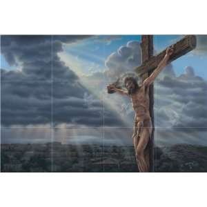  The Forgiveness Of Sin by Rick Kelley Tile Mural 18 x 