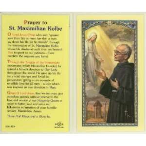   Kolbe Holy Card (800 303)   10 pack (E24 502)
