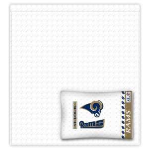  NFL St. Louis Rams Locker Room Full Sheet Set: Sports 