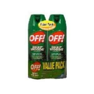  S C Johnson Wax 22347 Aerosol Deep Woods Off 6oz 2pk 