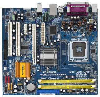 ASRock Wolfdale 1333 D667 R2.0 Motherboard CPU INTEL 2.80 AND NEW CPU 