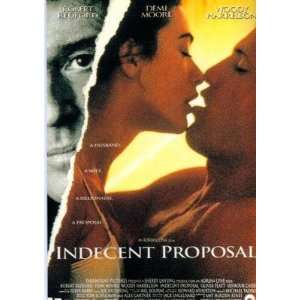  INDECENT PROPOSAL ORIGINAL MOVIE POSTER