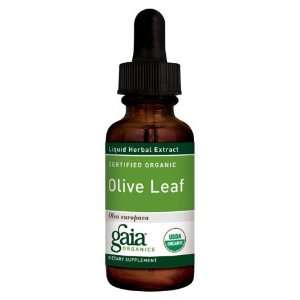  Gaia Herbs Olive Leaf Organic 2 oz: Health & Personal Care