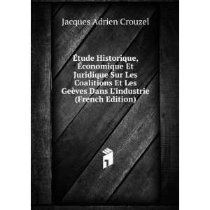   ves Dans Lindustrie (French Edition) Jacques Adrien Crouzel Books