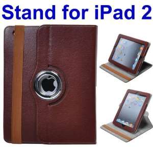  Leather Case Cover with 360 Degree Rotation Stand for iPad 