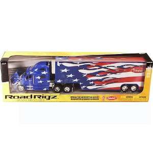  Peterbilt 387 American Flag Hauler: Toys & Games