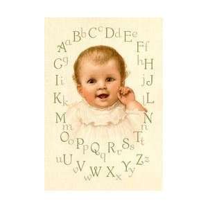  Babys Alphabet 24x36 Giclee