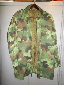 Serbian Army M 93 Camouflage Winter Parka  