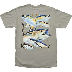 Guy Harvey Tuna Collage T Shirt  