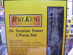 MTH O Gauge Hi Tension Tower 3 Piece Set # 30 1056 Lionel Trains 