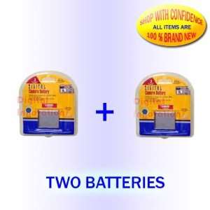  TWO PACK 3HR BATTERY FOR CANON SD40 SD30 SD450 SD430 SD600 