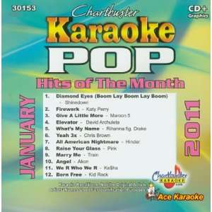  Chartbuster Karaoke CDG CB30153   Pop Hits of the Month 
