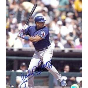 Sandy Alomar Autographed Picture   Jr. (Texas Rangers8x10  