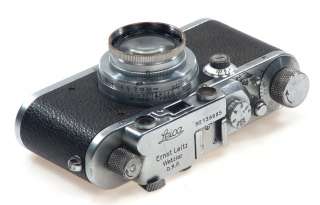 CHROME LEICA III SUMMAR 2/50mm CAMERA CASE CAP f5cm NR  