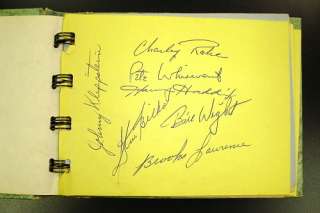 1958 61 Cincinnati Reds Team Signed Autograph Book  
