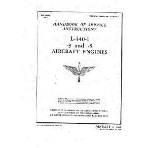   Ranger L 440  1 Aircraft Engine Service Manual: Ranger Engines: Books
