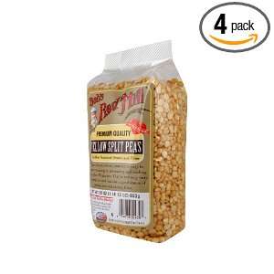 Bobs Red Mill Beans Yellow Split Peas, 29 Ounce (Pack of 4):  