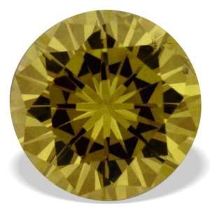    0.17 Ctw Canary Yellow Color Round Loose Real Diamond: Jewelry