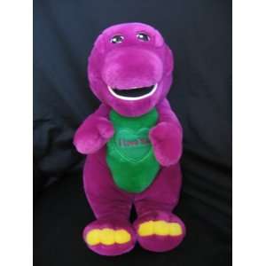   Plush 10 Barney the Dinosaur Sings I Love You Toys & Games