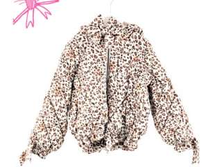 Monnalisa Girl Leopard print coat sz 2 15 yrs  
