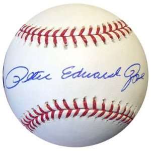 Pete Edward Rose Autographed MLB Baseball PSA/DNA: Sports 