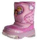 NIB Weebok Lights White & Pink Fun Light Up Snow Boots Girls  