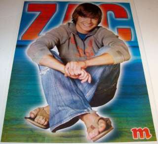 ZAC EFRON   BAREFOOT   MITCHEL MUSSO   POSTER  