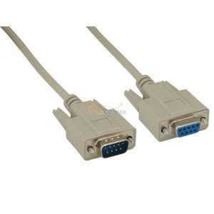  50ft DB9 M/F RS 232 Serial Extension Cable