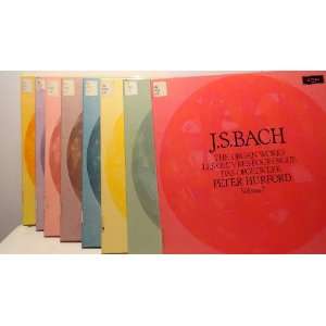 Bach The Organ Works, Vol. 1 8, 8X Box Sets, 24 LPs, Hurford, Argo