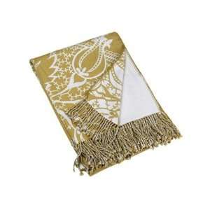  Argo Throw Reversible in Lace / Gold
