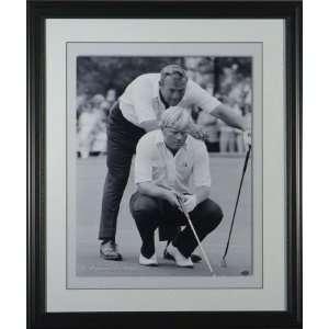  Jack Nicklaus And Arnold Palmer   Unsigned & Framed 
