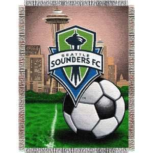  Seattle Sounders FC MLS Woven Tapestry Throw (Home Field 